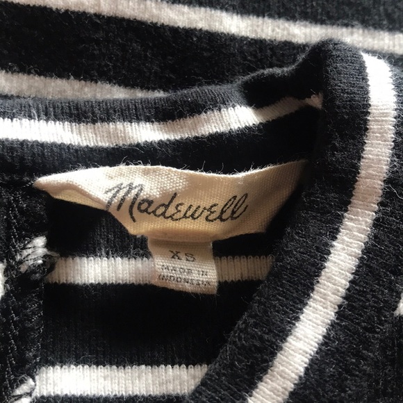 Black and white stripe Madewell dress